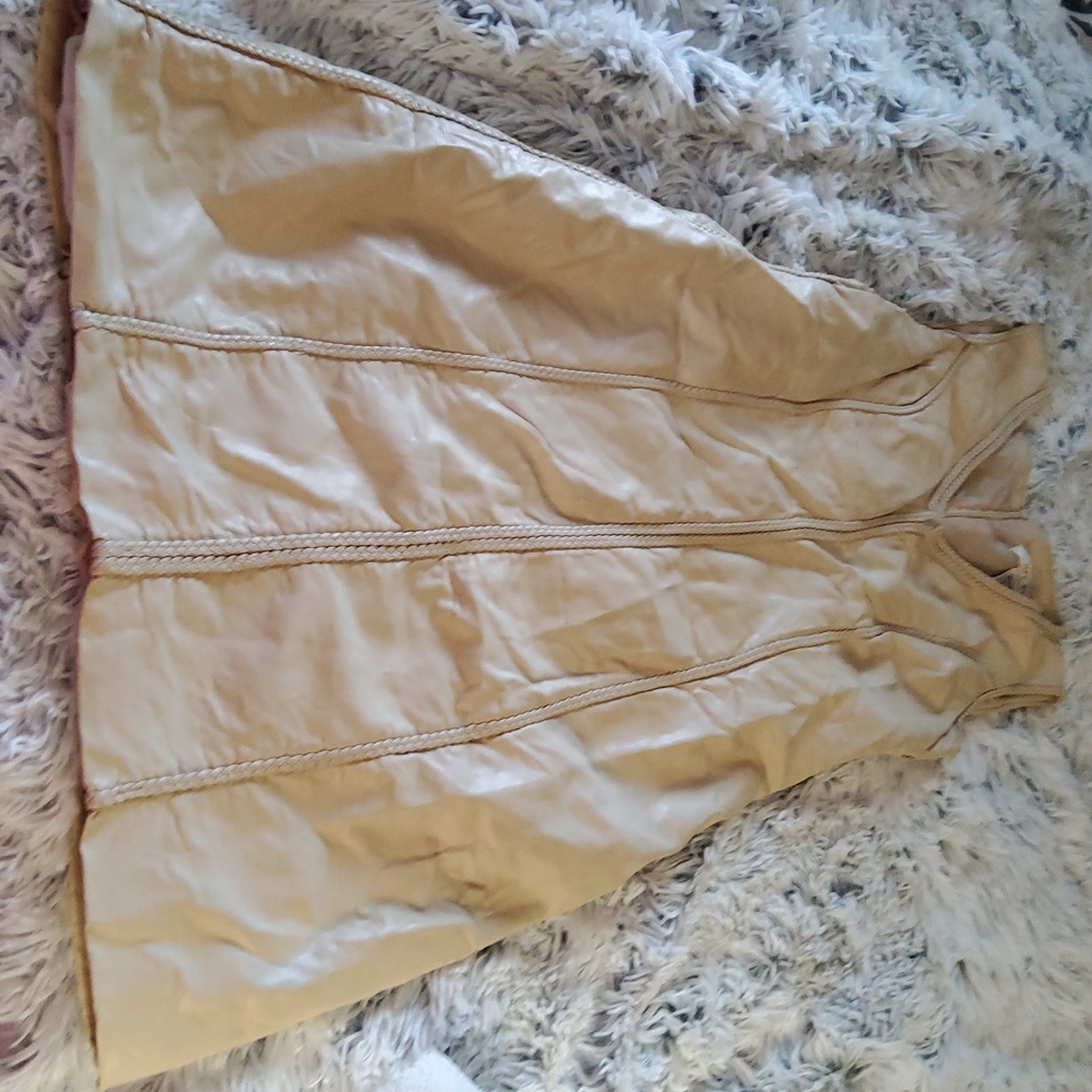 Faux leather Dress